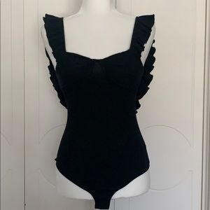 Ruffled bodysuit